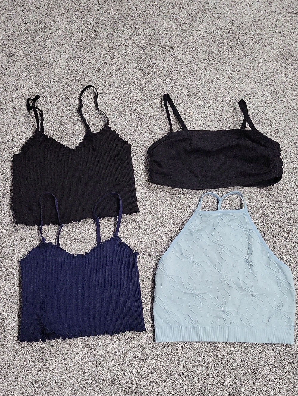 Set Of 4 Aerie Bra Tops